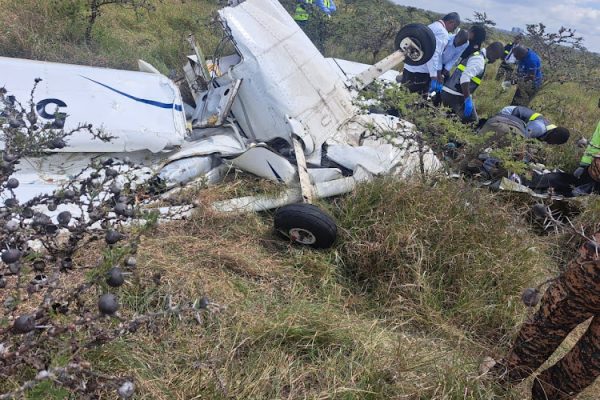 two planes collided at the Nairobi National Park.